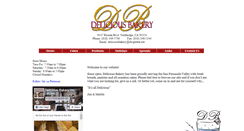 Desktop Screenshot of delicious-bakery.com